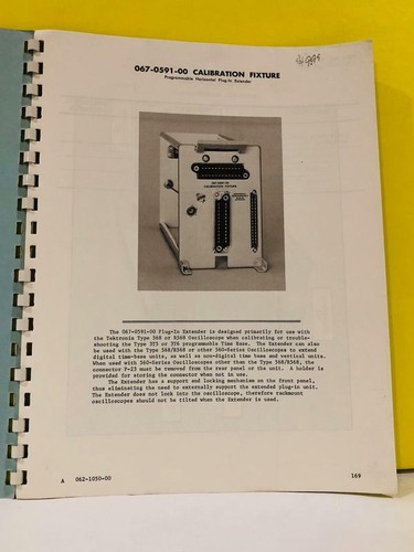 Tektronix 062-1050-00 067-0591-00 Cal Fixture Prog. Horizontal Plug-In Extender - Picture 2 of 2