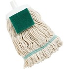 (6)-Libman 10.5 In. Cotton Jumbo Looped End Wet Floor Mop Refill Model: 130