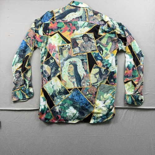 Rare VTG Neiman Marcus Native Tribe Men's Shirt Size M Designer Collections - Picture 9 of 10