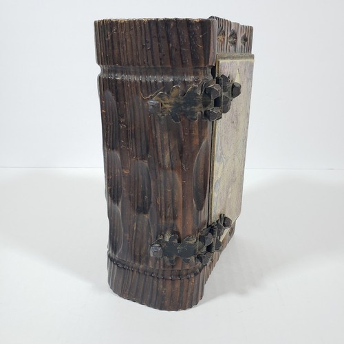 Geschnitzte Holz alte Weltkarte Vintage Schmuck/Bibel Buch Box geschnitzt Made in Spain - Bild 13 von 13