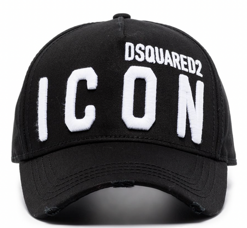 Dsquared2 Icon Baseballcap Cap Kappe Basebalkappe Cult Hat Hut Black White Bnwt - Bild 12 von 12