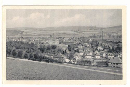 1952 PC: Panoramic View of Bad Hersfeld, Germany - Picture 1 of 2