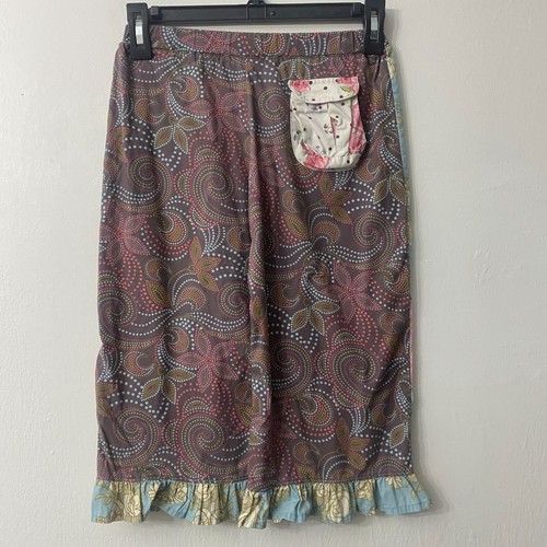Matilda Jane Pants Ruffle Boho Cottagecore Floral Paisley Organic Pull On Girl 6 - Picture 4 of 6