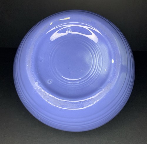 Vintage Homer Laughlin Harlequin Ball Jug Pitcher USA Fiesta Ware Blue 7.5” Tall - Picture 10 of 14