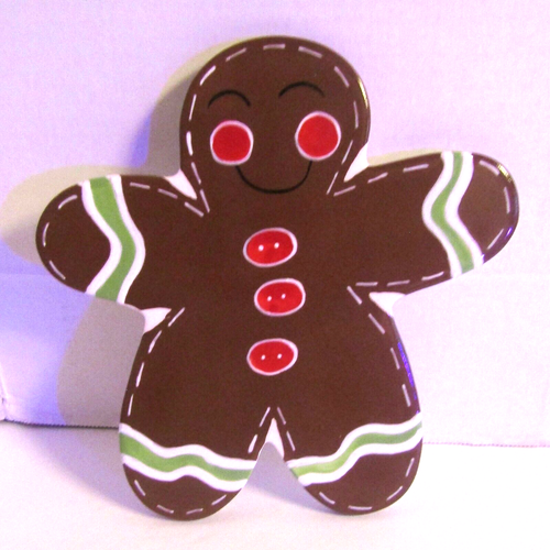 COTON COLORS  Happy Everything Large Attachment 2011 Gingerbread Man NWT - Picture 1 of 2