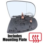 Mercedes E Class W210 1999-2003 Heated Wide Angle Wing Mirror Glass Drivers Side