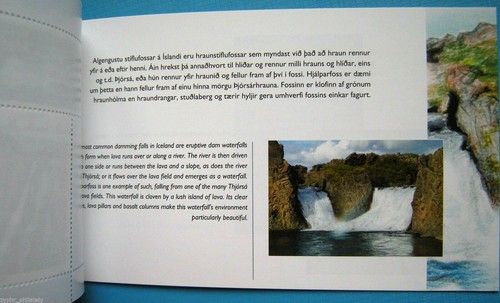 Iceland - "WATERFALLS IN ICELAND" MNH Prestige Stamp Booklet 2006 ! - Picture 6 of 8