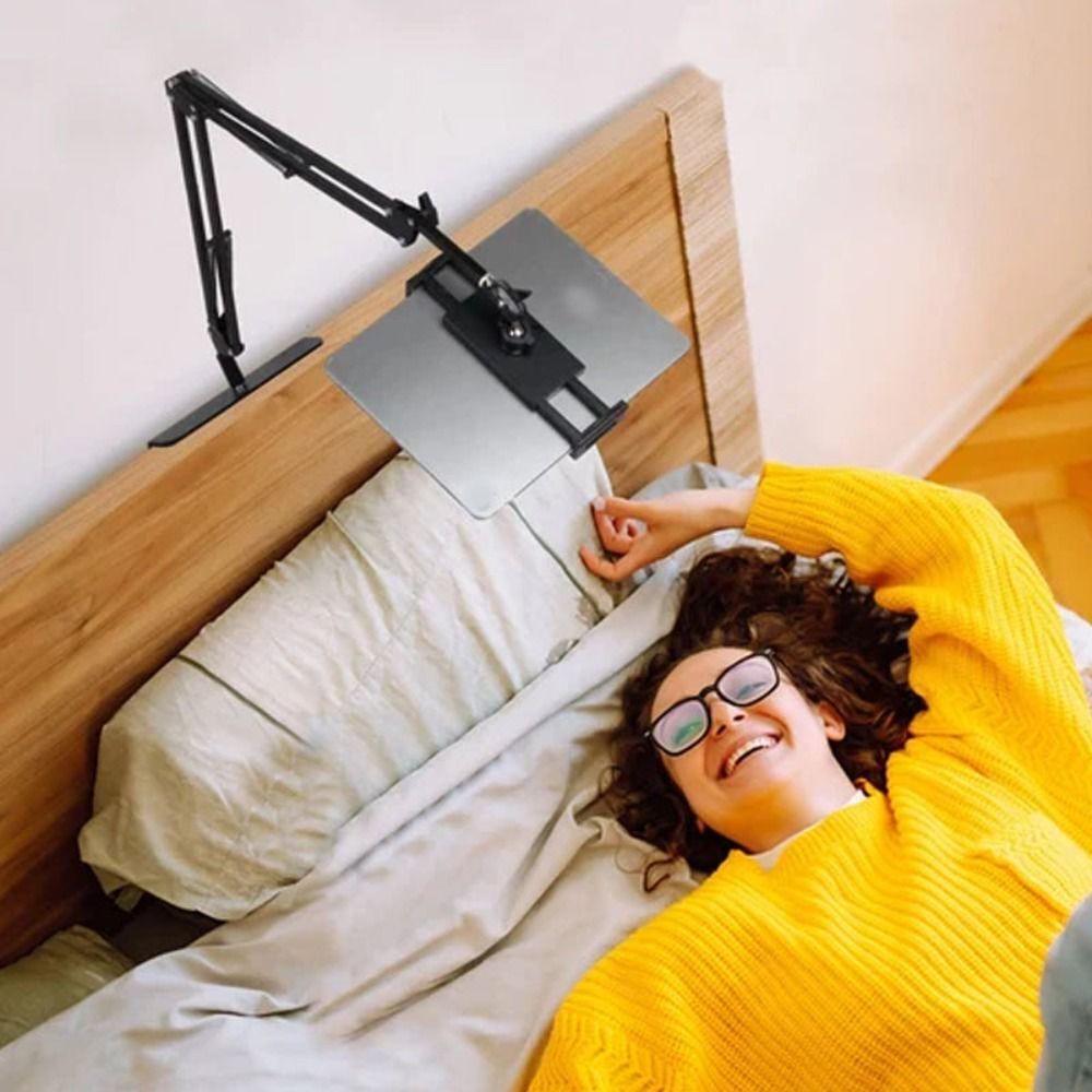 2-IN-1 Hidden Bedside Phone Tablet Holder Tablet Mount Bed Sofa Desk - Picture 8 of 10