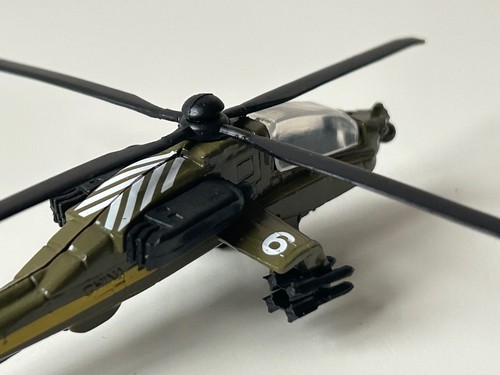 Boeing AH-64 Apache American Helicopter Army Military Model Diecast Motormax - Picture 5 of 16