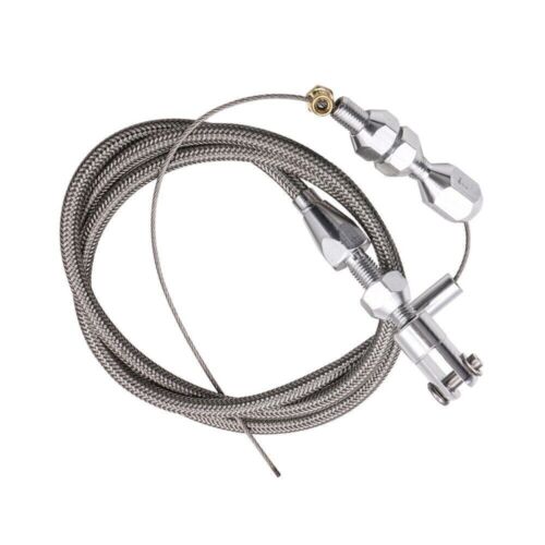 36" Length Adjustable Car Throttle Cable Accelerator Cable Replacement Silver - Picture 4 of 16