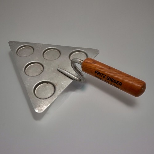 TROWEL MASSONICO vassoio per bevande cerimoniale massonico muratore vintage HTF!! Tedesco - Foto 1 di 9