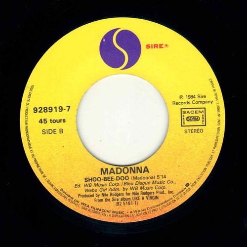 7" Madonna – Dress You Up / Shoo-Bee-Doo / French 1985 - Picture 4 of 4