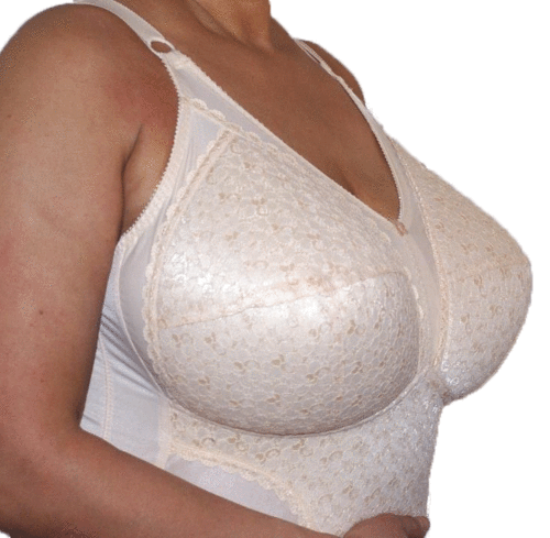 Long Bra Size 40-52 F,GH,I,J,K,l Beige Lavriel - Picture 2 of 3
