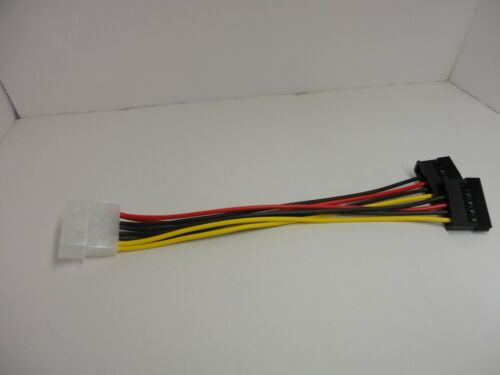 Confezione da 2 splitter adattatore da Molex a SATA alimentatore cavo collegamento - Foto 4 di 10