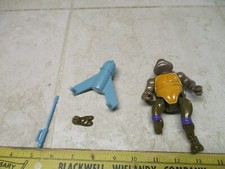 TMNT 1989 Ninja Turtles Wacky Action Sewer-Swimmin Don Donatello Figure L104
