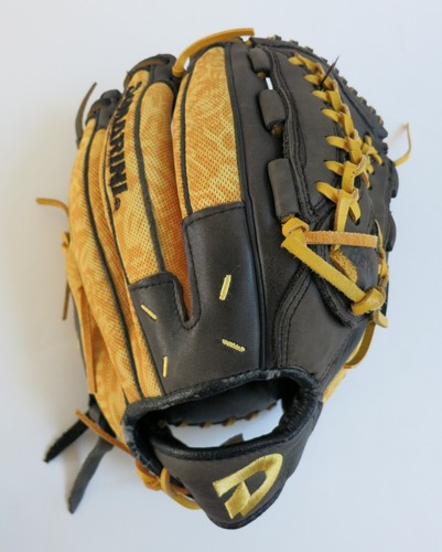 DeMarini Rogue Black & Yellow Softball Baseball Glove AO728 BB125WY, 12.5" RHT - Picture 3 of 8