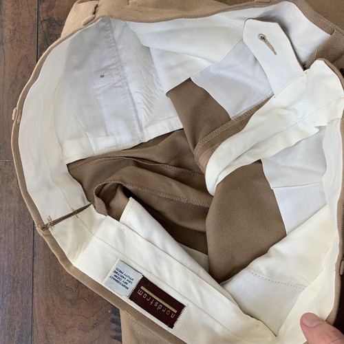 Vintage USA Talon Nordstrom Jagd Feldhose 34x28 Khaki Braun 60s Hose - Bild 8 von 12