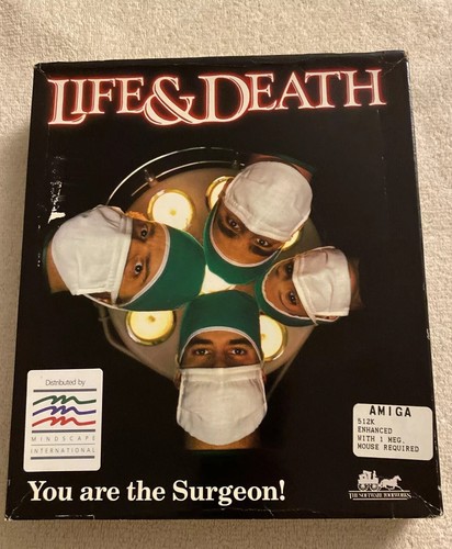 Life & Death for Commodore Amiga Big Box *selten* extra Disks