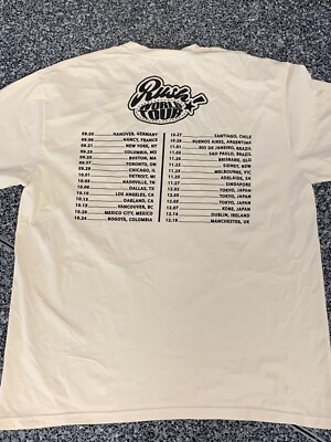 2023 Måneskin RUSH World Tour T-Shirt Large Concert MSG