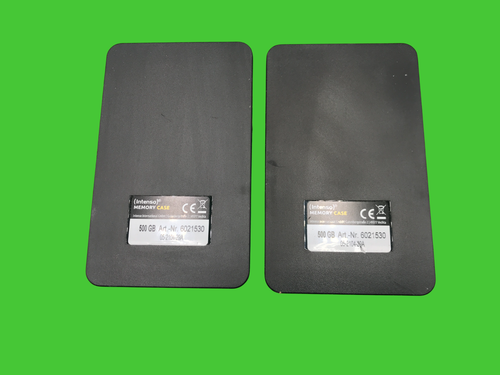 2pcs Intenso 500GB 6021530 Externe Festplatten, Gebraucht, mit Kabel - Photo 3/4