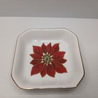 Ashdene Of Australia Square Trinket Tray Butter Dish Porcelain