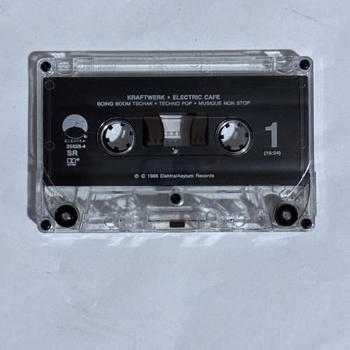 Kraftwerk Electric Cafe Cassette Tape Warner 1986 OG Early Pressing OOP - Picture 3 of 5