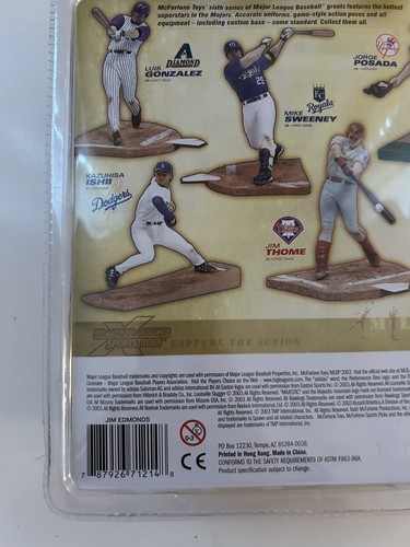 2003 McFarlane’s SportsPicks MLB Jim Edmonds (weißes Trikot) - Bild 4 von 7