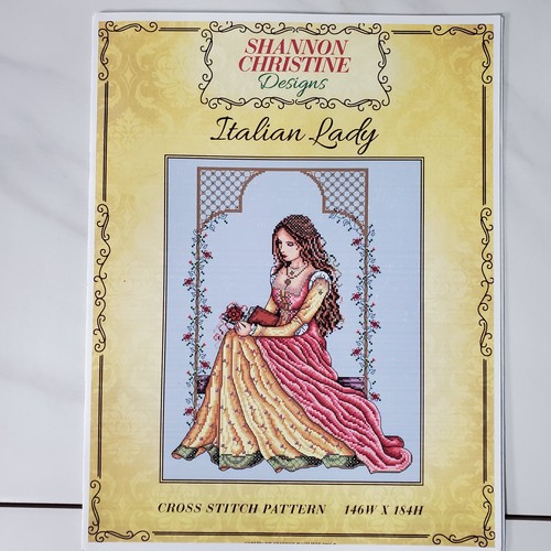 Shannon Christine Designs Italian Lady Cross Stitch Pattern ONLY - Picture 2 of 4