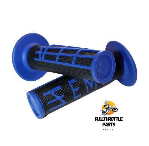 ODI EMIG Blue - V2 Half Waffle - Dirt Bike Grips 7/8" (22mm) - YZ CRF KX KTM RMZ - Picture 5 of 5