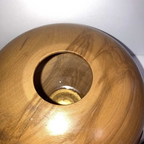 Handgedrechselte Schale mit Deckel Buchsbaum Blackwood Tulpenholz signiert Paul Ross - Bild 2 von 9
