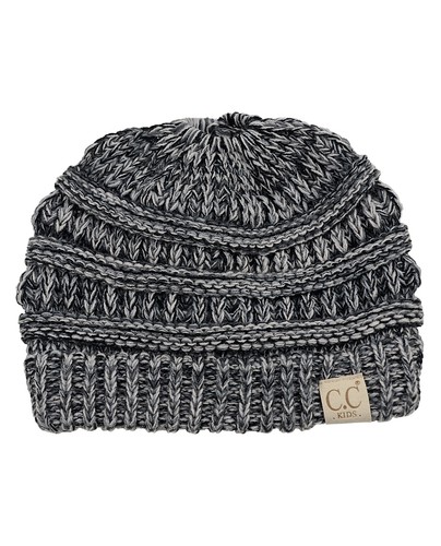 Gorro de cola de caballo para niños CC para niños cable suave tejido desordenado pan alto CC ¡gorro sombrero! - Imagen 26 de 30