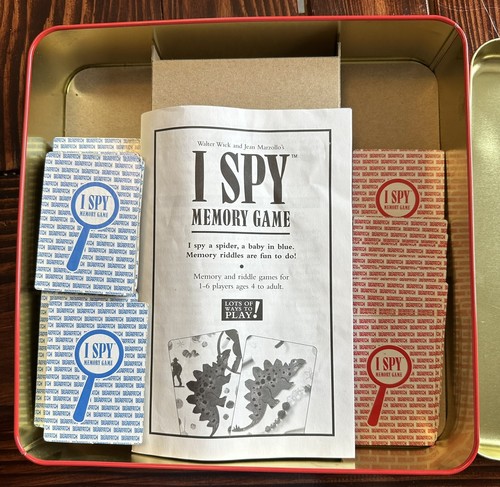Briarpatch I Spy Memory Game, Tin Game Container, Winner 10 Best Game Awards! - Picture 3 of 3