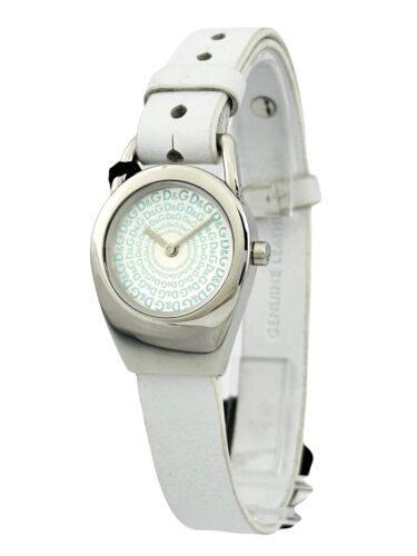 D&G Dolce and Gabbana DW0202 Ladies Flathead White Strap Watch - Picture 1 of 23
