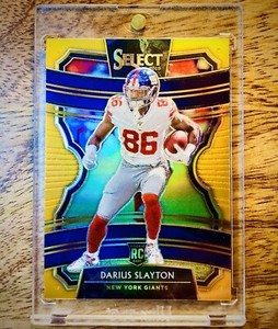 2019 Panini Select Darius Slayton RC Concourse Orange #d/49 Prizm Rookie Giants