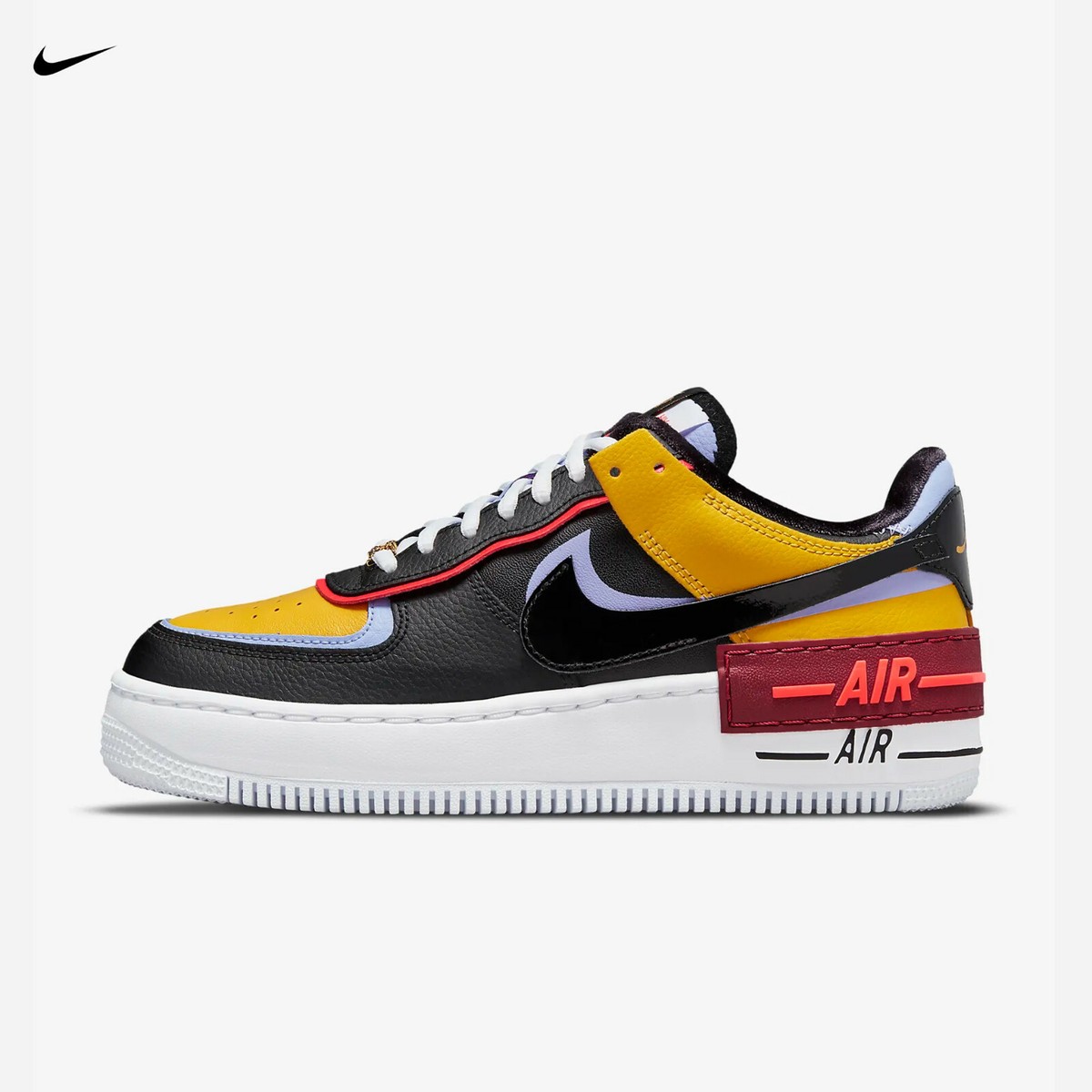 公式正規品!★AIR FORCE 1 SHADOW DARK SULFUR Nike Air Force 1 Shadow Dark Sulfur DO6114-700 Women's Size