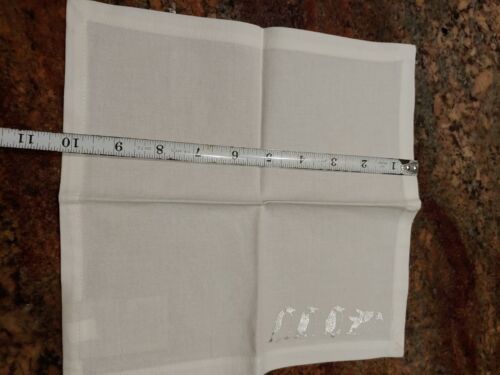 11 Pottery Barn Silber Metallic Baumwolle Pinguin Cocktail Servietten 10" - Bild 6 von 7