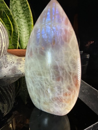 Blauer Mondstein-Mondstein-Mondsteinquarz—Mondstein Kristall-Kristallständer - Bild 15 von 21