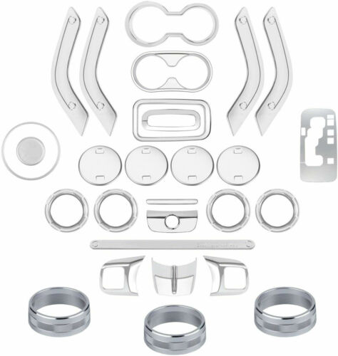 Whole Set Interior Decoration Trim Kit Accessories for Jeep Wrangler JK 2011-17 - Foto 1 di 7