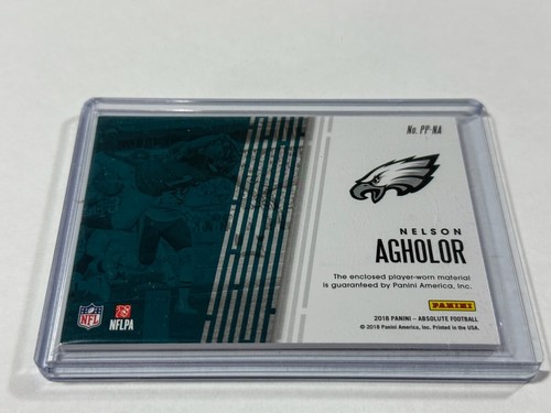 Panini Absolute Panoramic Prime 2018/Nelson Agholor 99 #PP-NA Eagles - Imagen 2 de 2