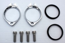 Intake Manifold Flange Kit Chrome fits Harley Davidson