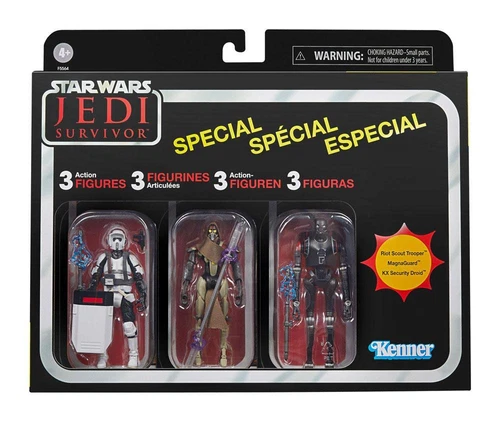 Jedi Survivor 3 Pack Star Wars Kenner Vintage Collection 10cm Figure Hasbro