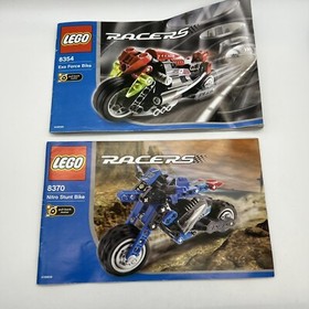 Lot Of 6 Lego Instruction Manuals Racers Technic 8237 8354 8370 8471 6468 6474
