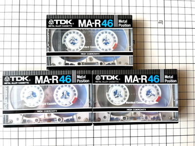 TDK MA-R46 Metal Position Type IV Metal Alloy Cassette Tape 46 