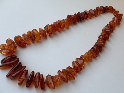 RARE! Natural Vintage Amber Beads Antique Baltic Old Necklace 118,51 gr - Picture 3 of 8
