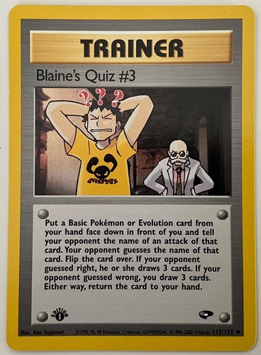 2000 POKEMON GYM CHALLENGE 1ST EDITION CARDS YOU CHOOSE Nr Mint / Mint - Picture 59 of 71