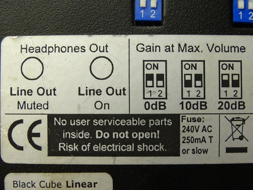 LEHMANN AUDIO BLACK CUBE LINEAR KOPFHÖRERVERSTÄRKER SERVICED - Bild 6 von 7