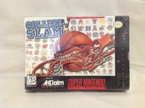 College Slam Super Nintendo SNES Video Game Cart