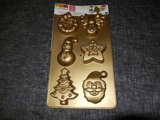 SCRAP COOKING Motivbackform (Gold) WEIHNACHTEN SILIKON BACKFORM NEU OVP