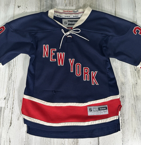 REEBOK New York Rangers NHL Winter Classic Lundqvist #30 Jersey Youth S M