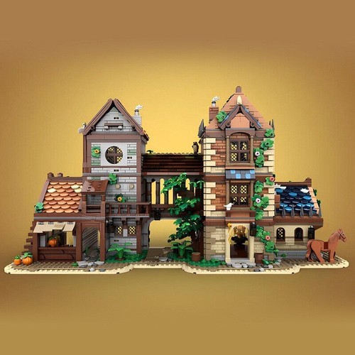 Medieval Street House MOC-167214 Modular Building Blocks 3887pcs Brick Toy Gift - Picture 2 of 5